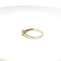 9ct Yellow Gold Diamond Cluster Ring