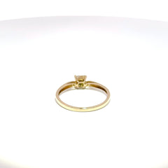 9ct Yellow Gold Diamond Cluster Ring