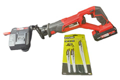 Ozito - PXC 18V Cordless Reciprocating Saw - PXRSS-400 + Battery & Charger