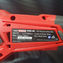 Ozito - PXC 18V Cordless Reciprocating Saw - PXRSS-400 + Battery & Charger
