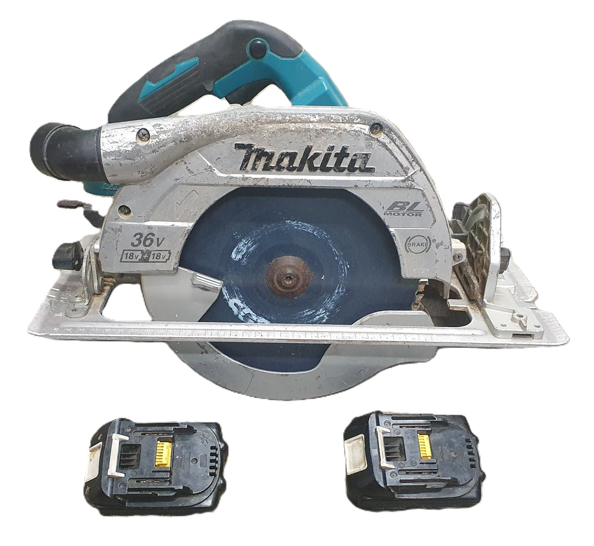MAKITA - DHS901 - 18Vx2 Brushless AWS 235mm (9-1/4") Circular Saw + 2 Batteries