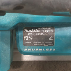 MAKITA - DHS901 - 18Vx2 Brushless AWS 235mm (9-1/4") Circular Saw + 2 Batteries