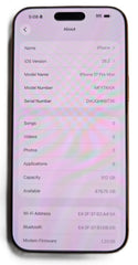 Apple Iphone 17 Pro Max- 512GB - MFYT4X/A - Cosmic Orange - Includes Box and Clear Case - In Excellent Condition