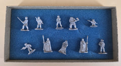 West End Games Star 1989 Wars Return of the Jedi 10 Piece 25mm Metal Figures in Box - Excellent Condition