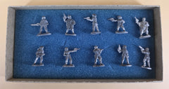 West End Games 1990 Star Wars Rebel Troopers Adventure Set - 10 Piece 25mm Metal Figures in Box