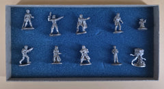 West End Games 1989 Star Wars  The Empire Strikes Back Collectors Movie Set - 10 Piece 25mm Metal Figures in Box