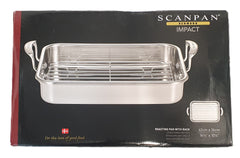 Scanpan - IMPACT - Roasting Pan with Rack - 42cm x 26cm