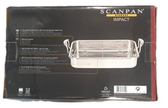 Scanpan - IMPACT - Roasting Pan with Rack - 42cm x 26cm