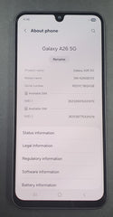 Samsung Galaxy A26 5G 128GB SM-A266B - Black