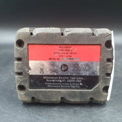 MILWAUKEE - M12B4 - 12V Li-Ion 4.0Ah REDLITHIUM Battery