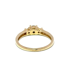 9ct Yellow Gold Multi-Stone Diamond Ring