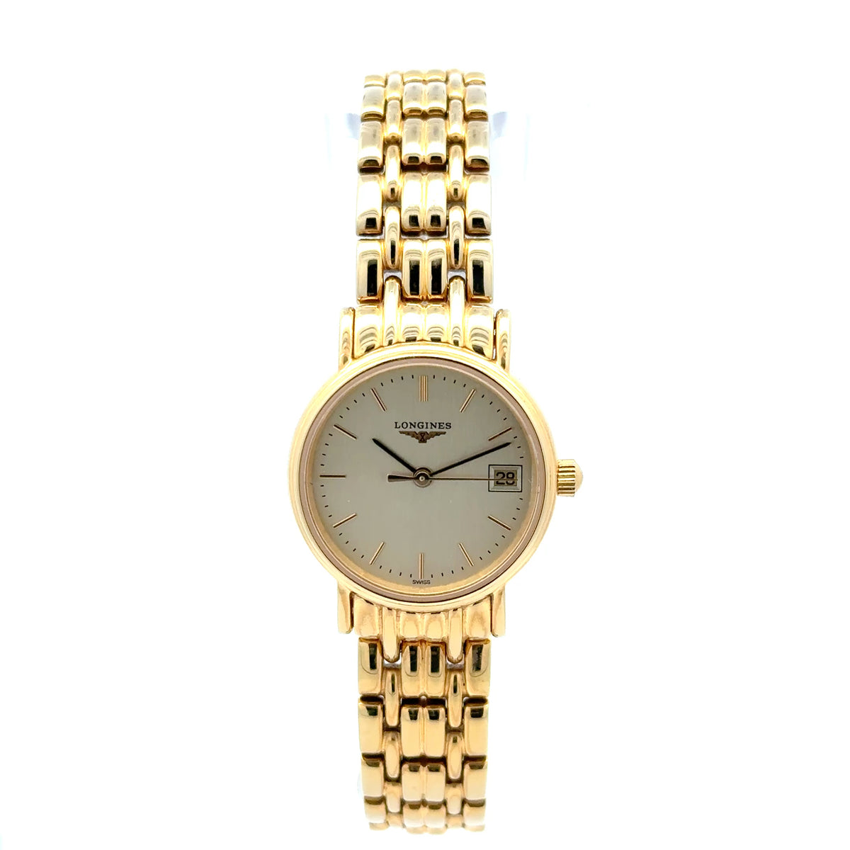 Longines Presence Ladies Watch Brick-Link Bracelet