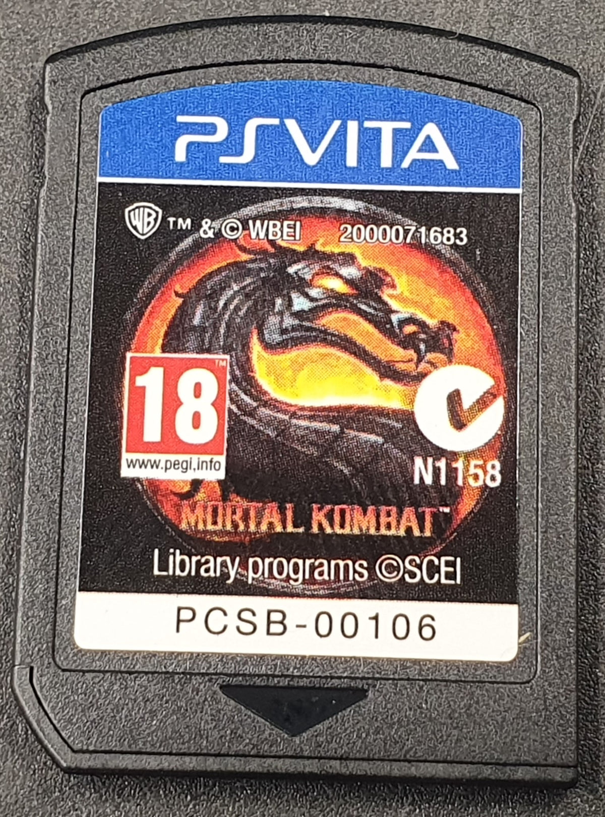 Mortal Kombat - PSVita Game - Cartridge Only