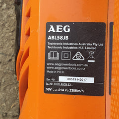 AEG - ABL58JB - 58V Brushless Jet Blower - Tool Only