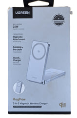UGREEN Qi2 25W MagFlow 2-in-1 Wireless Charger (Model W756) - Like new in Box
