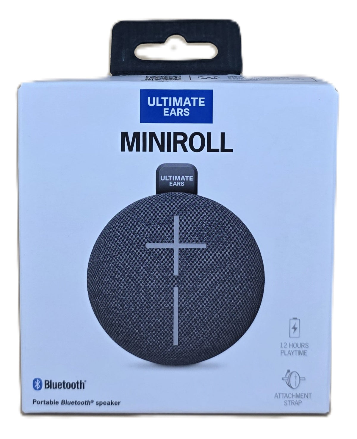 Ultimate Ears Miniroll Bluetooth Speaker- Grey - In Box - Never Used