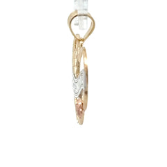 9ct Yellow Gold #1 Grandma Heart Pendant