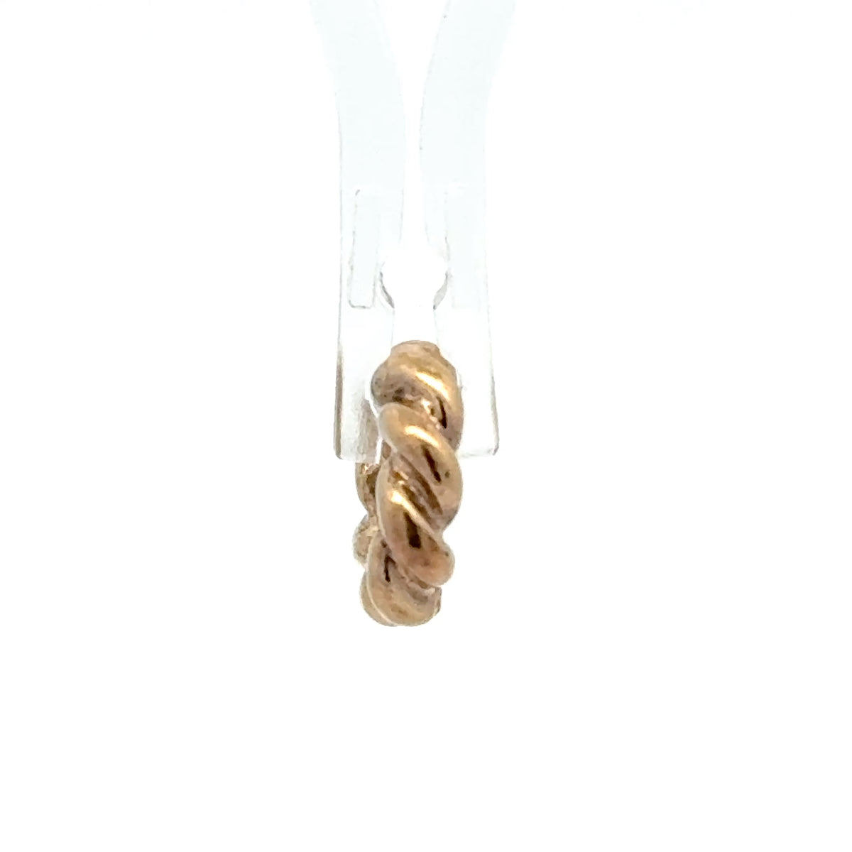 14ct Pandora Yellow Gold Twisted Rope Hoop Charm