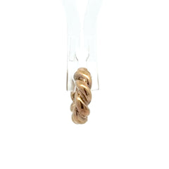 14ct Pandora Yellow Gold Twisted Rope Hoop Charm