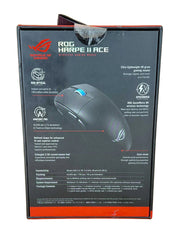 ASUS ROG Harpe II Ace Wireless Gaming Mouse (Black) - Opened In box