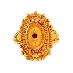 21ct Yellow Gold Traditional Filigree Ring