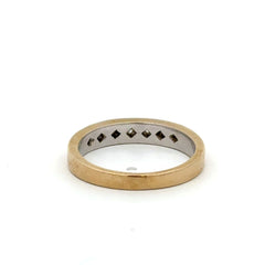 18ct Yellow Gold Diamond Band Ring
