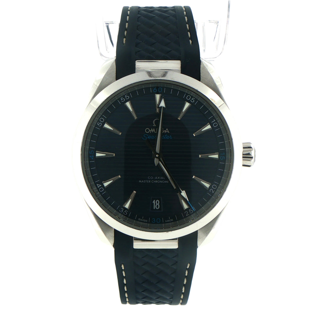 Omega Seamaster Aqua Terra 150m 41mm, Steel on Rubber Strap Men's Divers Watch