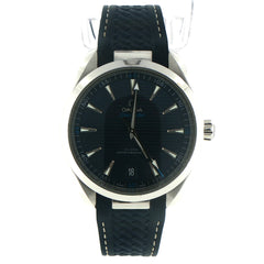 Omega Seamaster Aqua Terra 150m 41mm, Steel on Rubber Strap Men's Divers Watch