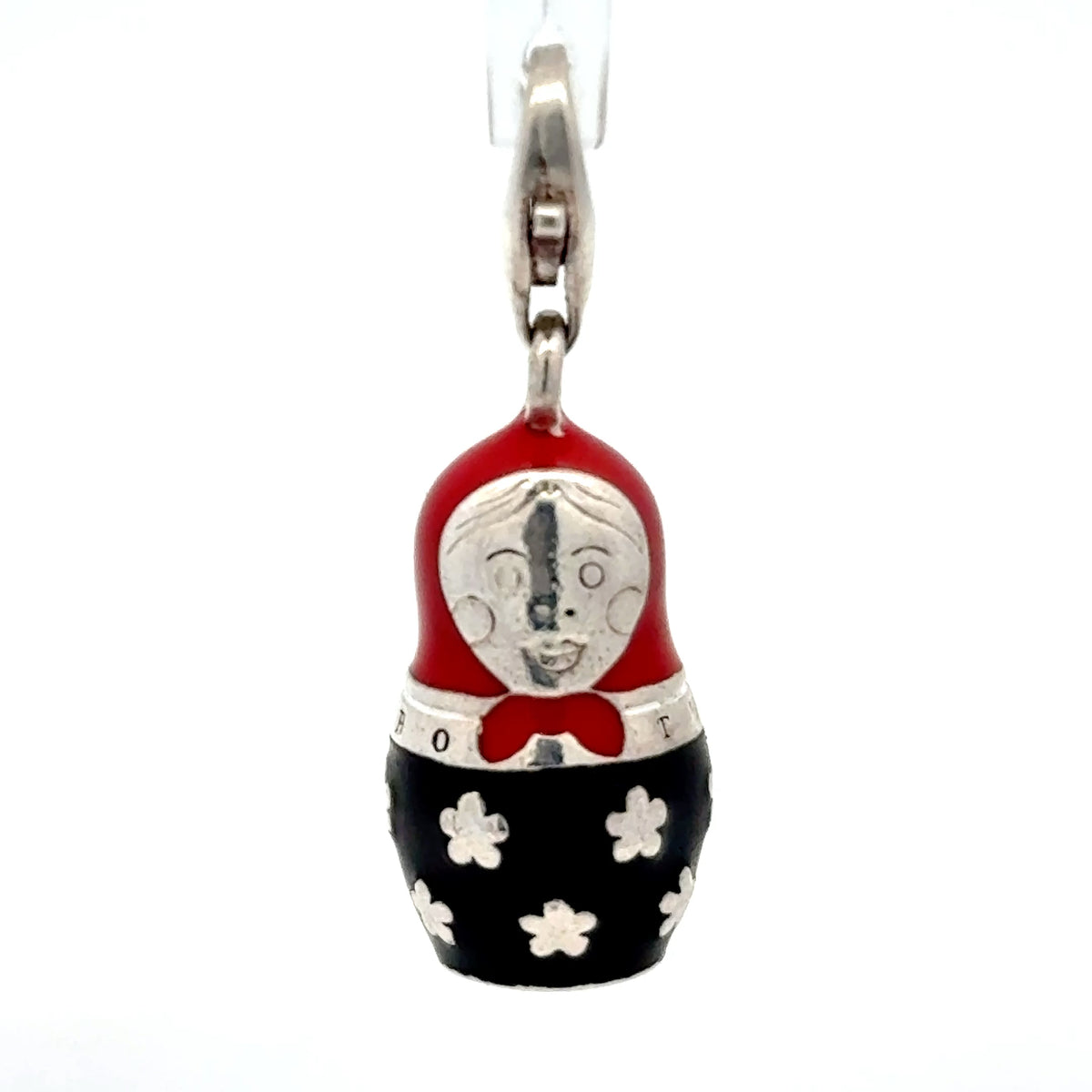 Thomas Sabo 3D 925 Silver Enameled Russian Matryoshka Doll Charm