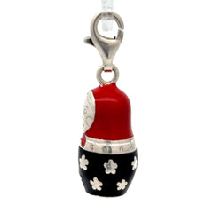 Thomas Sabo 3D 925 Silver Enameled Russian Matryoshka Doll Charm