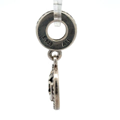 Pandora Silver Om Symbol Dangle Charm
