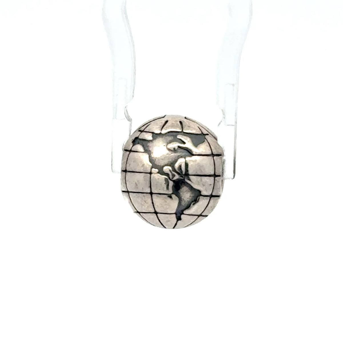 Pandora Silver Globe Clasp Charm