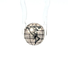 Pandora Silver Globe Clasp Charm