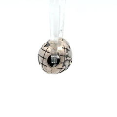 Pandora Silver Globe Clasp Charm