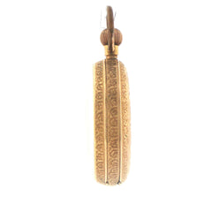 18ct Yellow Gold Vintage Pocket Watch with Roman Numeral Dial