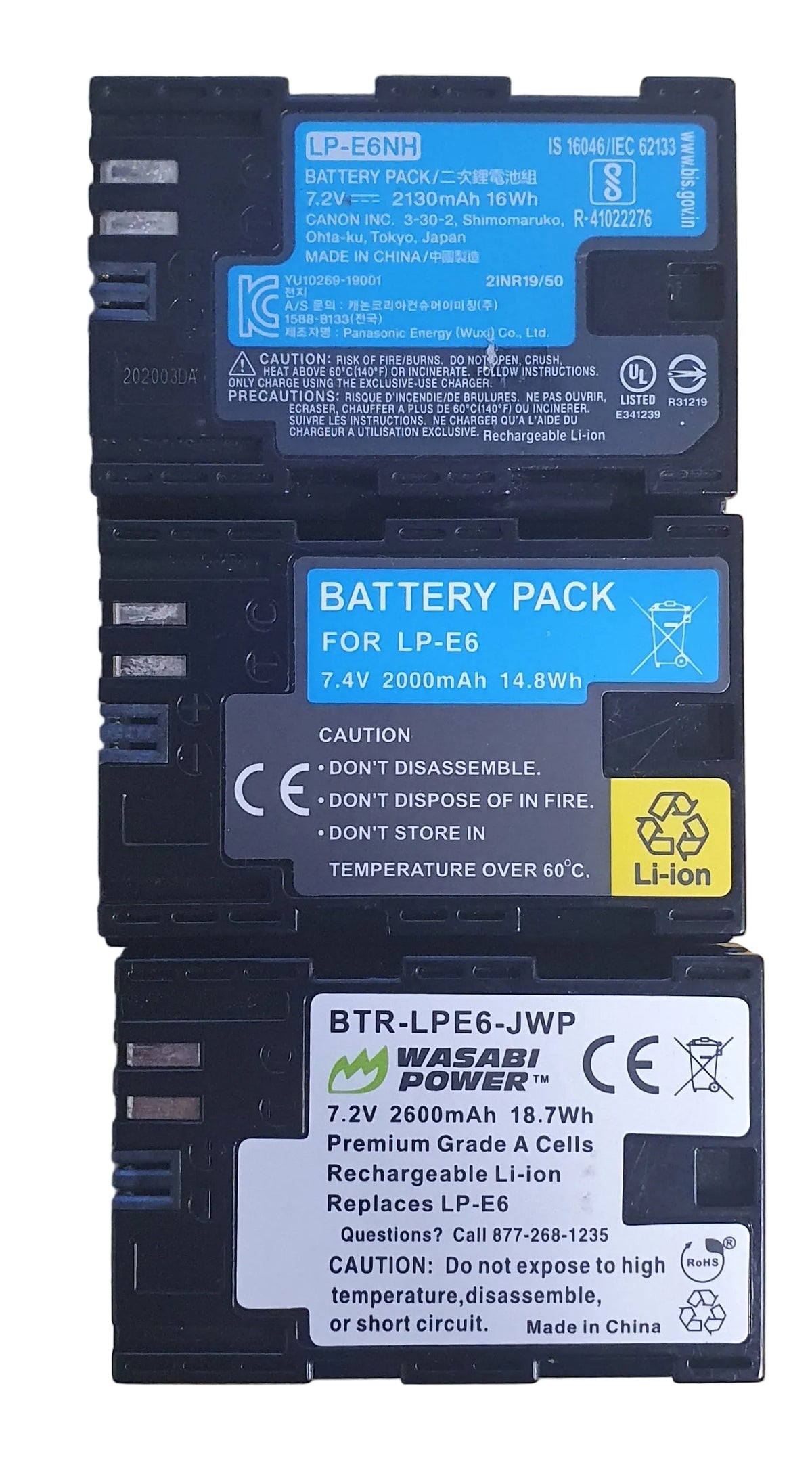 LP-E6 Camera Batteries