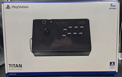 QANBA Titan Arcade Joystick Controller - Compattable With Playstation 4 + 5 & PC