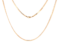 9ct Yellow Gold Flat Curb Chain Necklace