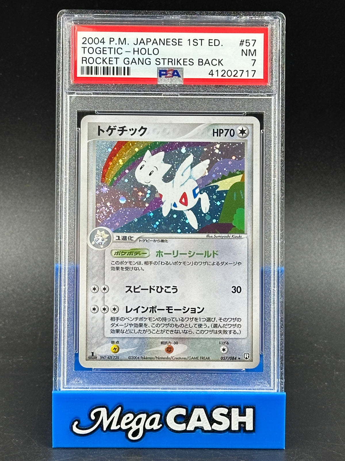PSA 7 Togetic Holo - Rocket Gang Strikes Back - 057/084