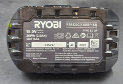 Ryobi - 18V ONE+ - 2Ah Battery - RB1820C