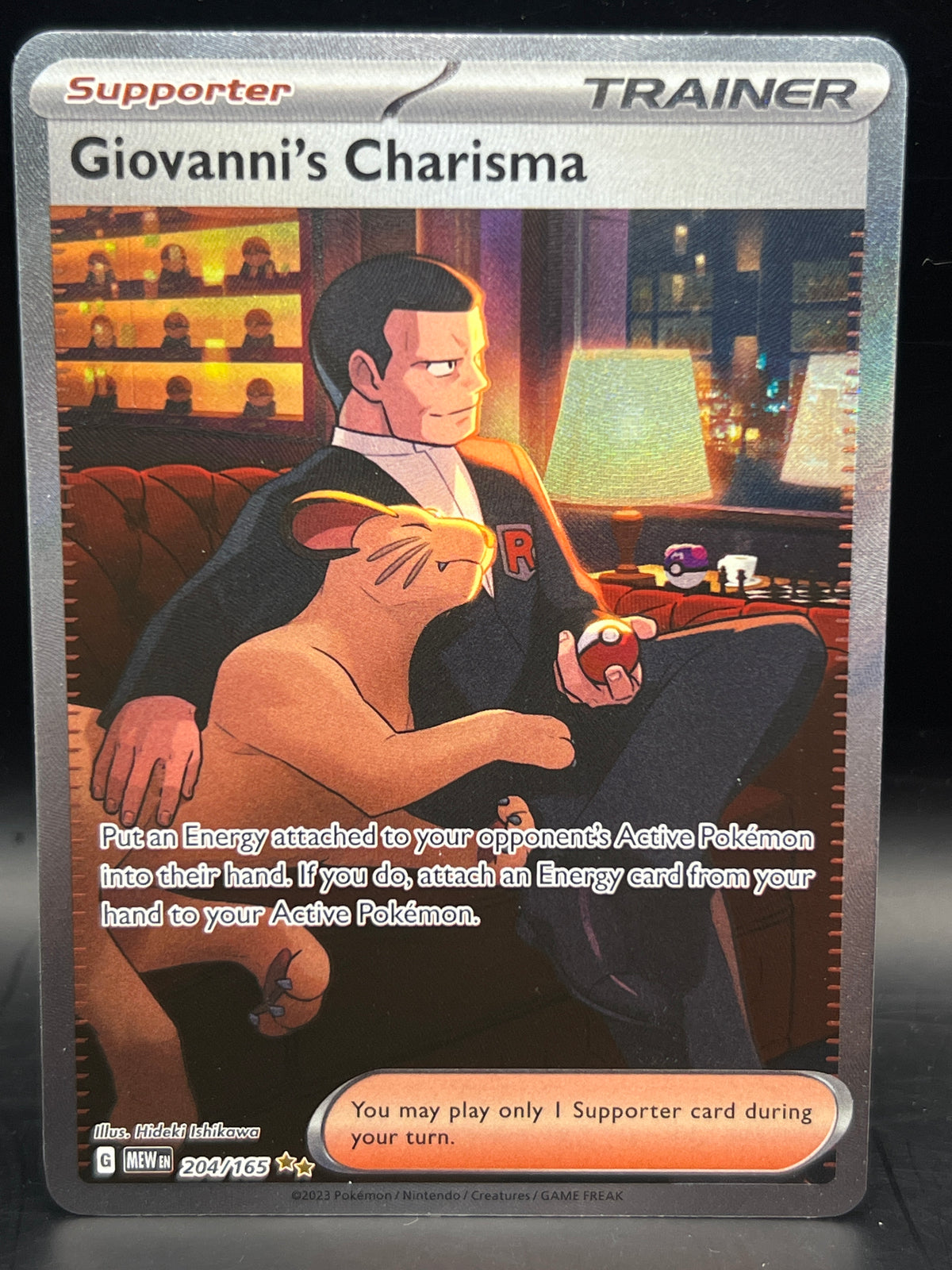 Giovanni’s Charisma SIR 204/165
