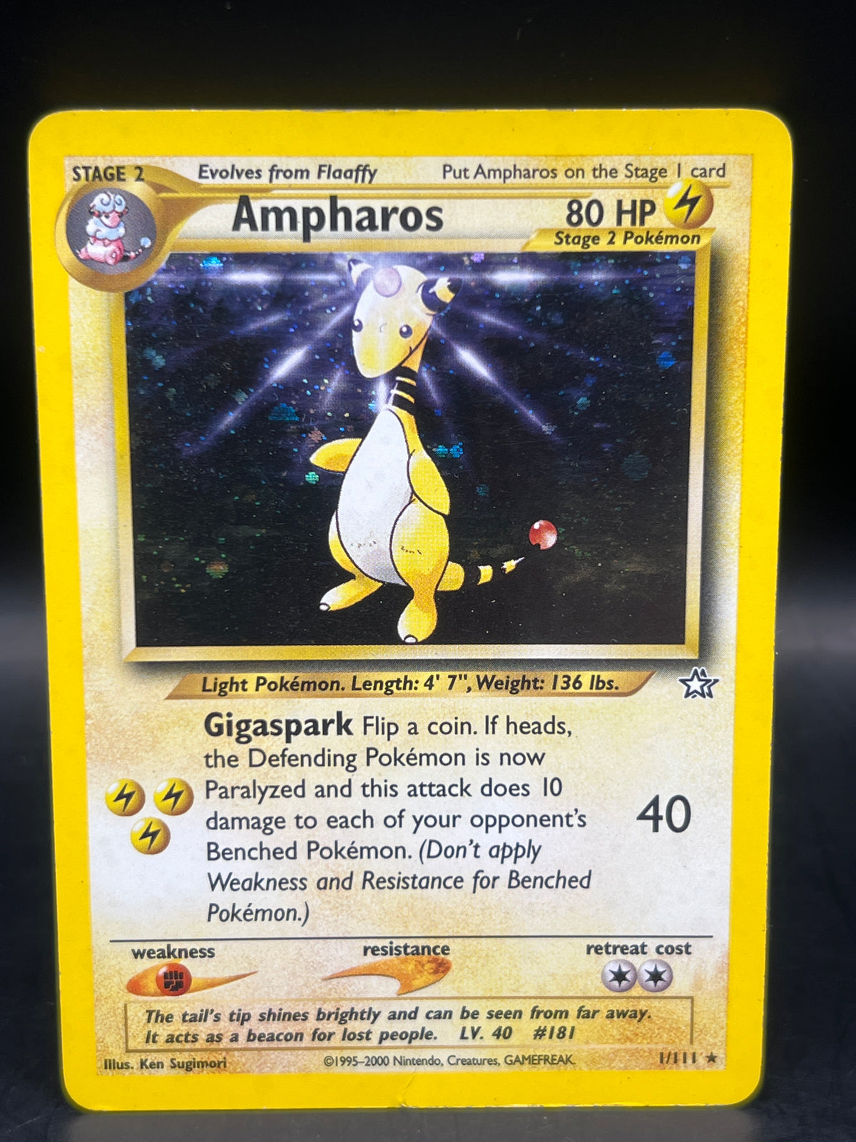 Ampharos 1/111 Holo Neo Genesis