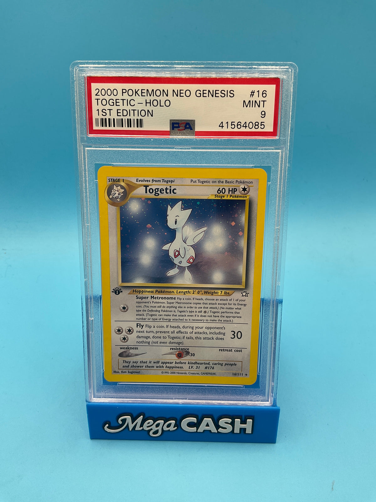 PSA 9 TOGETIC NEO GENSIS HOLO 1ST ED