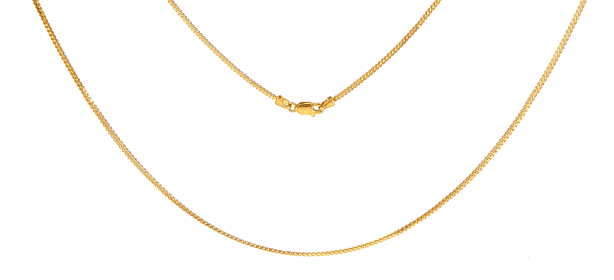 21ct Yellow Gold Classic Chain Necklace - Mega Cash Sydney