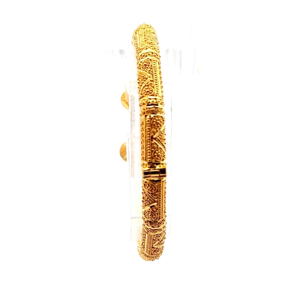 21ct Yellow Gold Filigree Bangle Bracelet - Mega Cash Sydney
