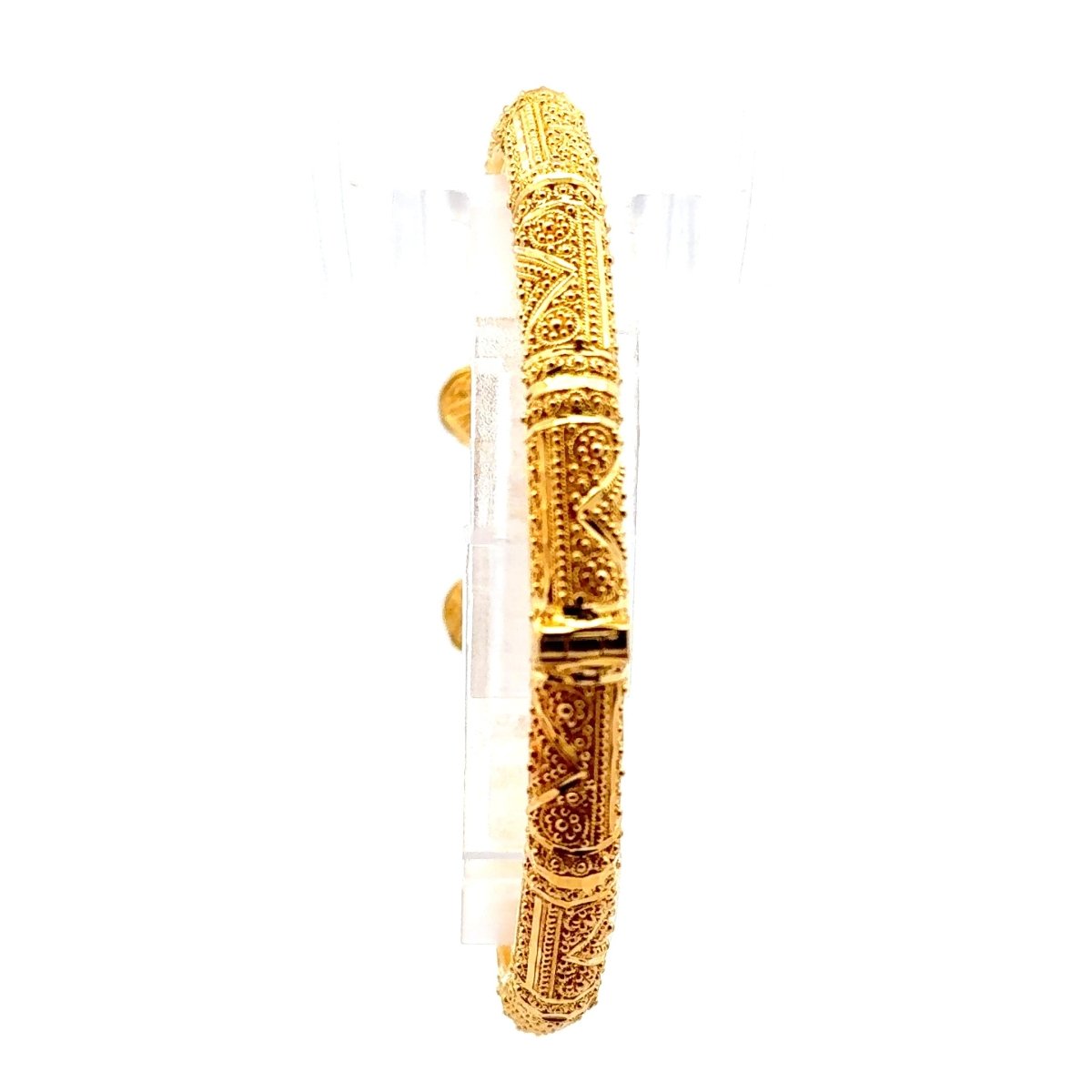 21ct Yellow Gold Filigree Bangle Bracelet - Mega Cash Sydney