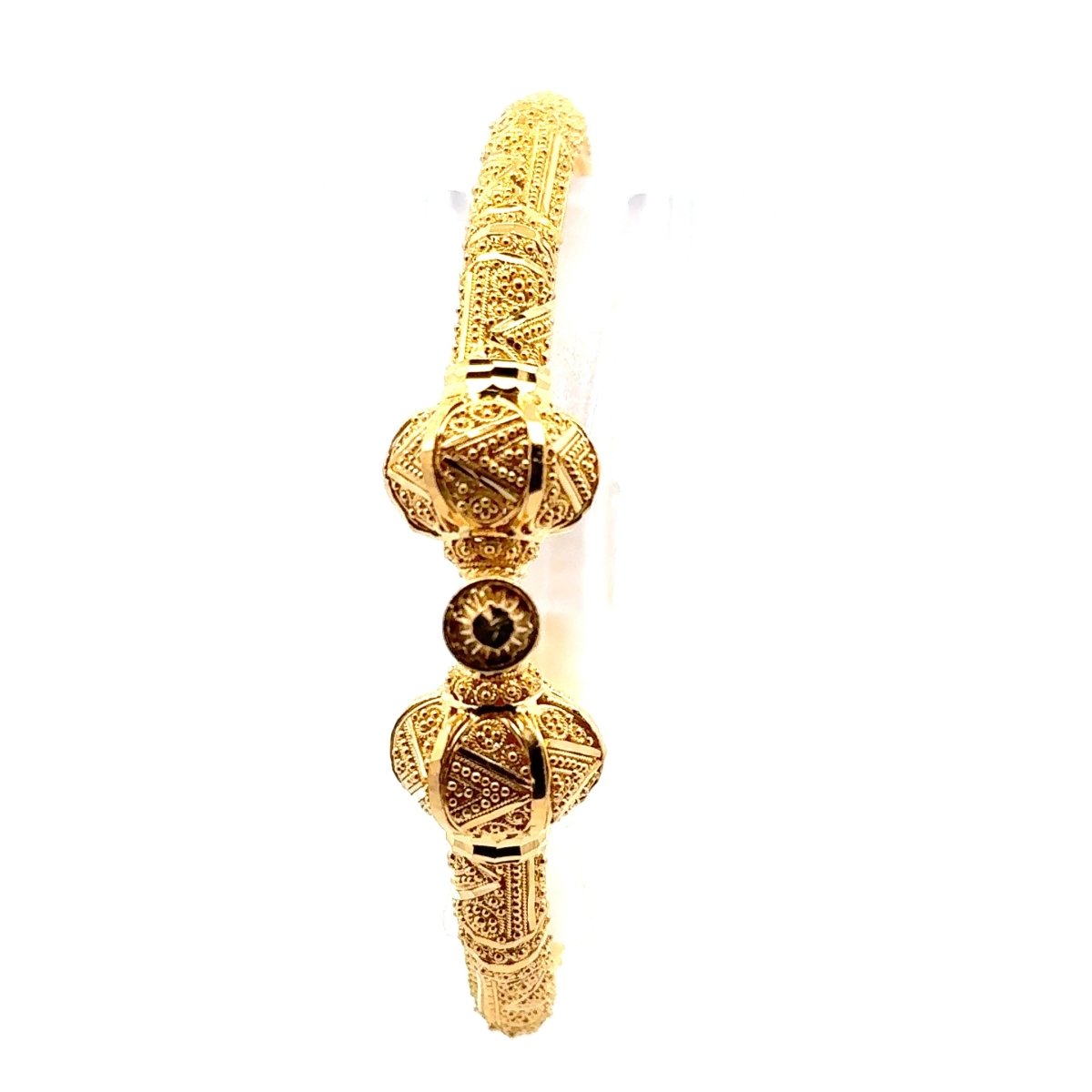 21ct Yellow Gold Filigree Bangle Bracelet - Mega Cash Sydney