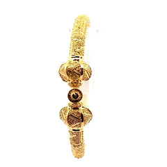 21ct Yellow Gold Filigree Bangle Bracelet - Mega Cash Sydney