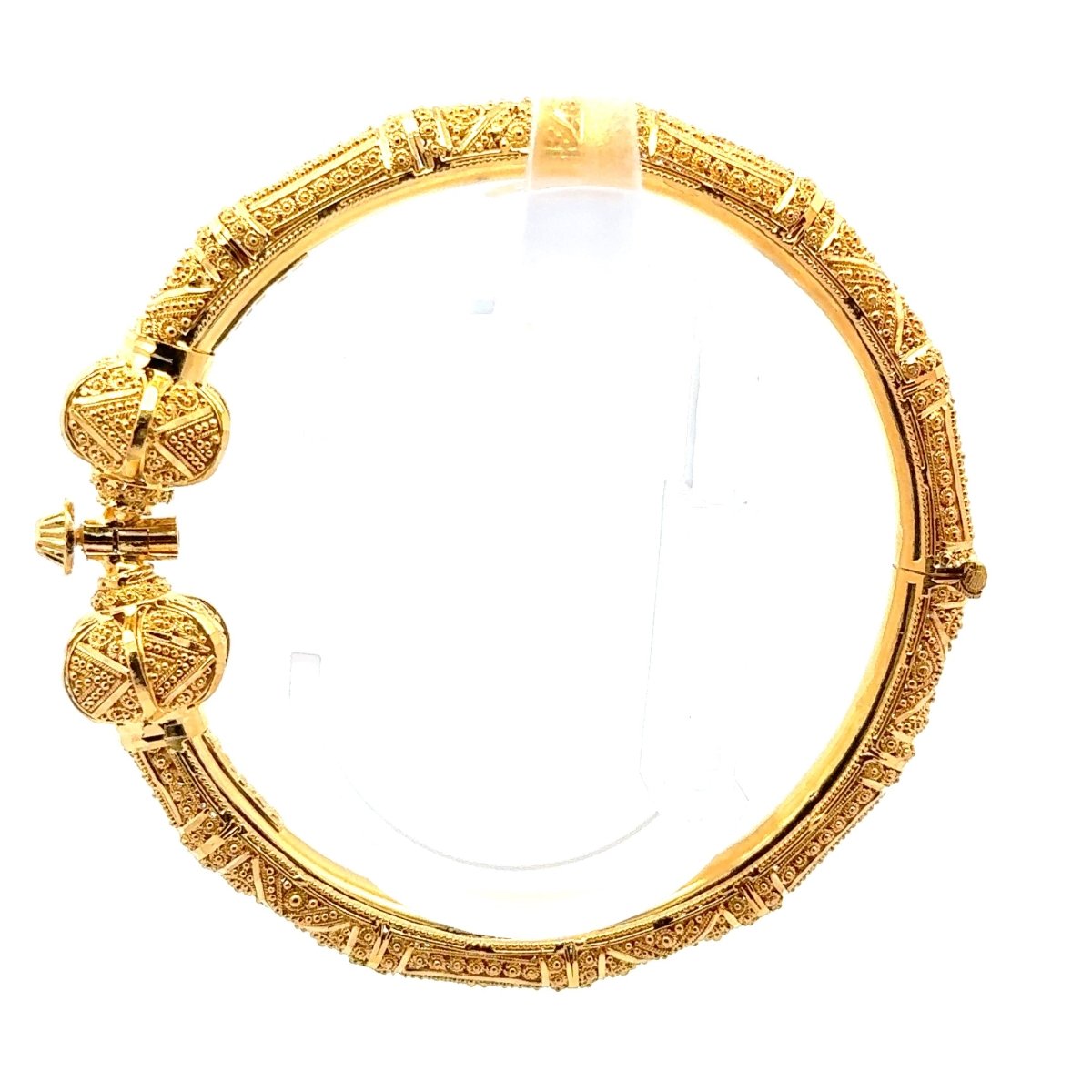 21ct Yellow Gold Filigree Bangle Bracelet - Mega Cash Sydney