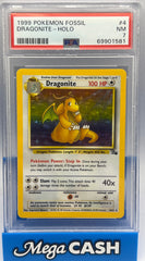 Pokémon - PSA 7 Dragonite 4/62 Holo Fossil